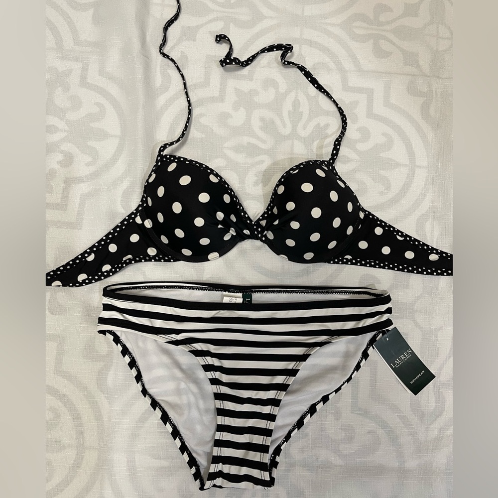 Ralph Lauren NWT Bikini Bottom With NWOT Inmocean M Bikini Top